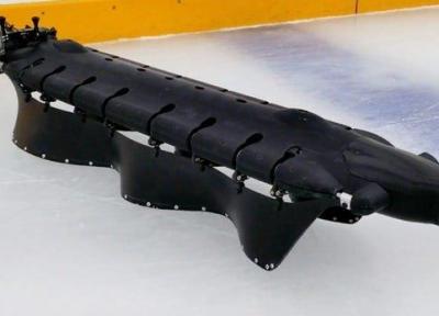ابداع یک ربات خزنده با توانایی اسکیت روی یخ