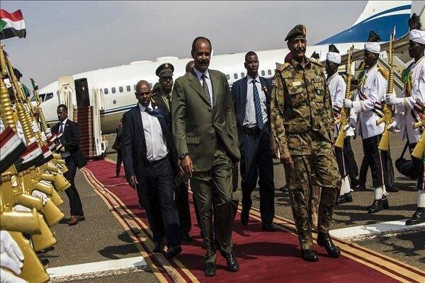 سفر رئیس جمهوری اریتره به سودان