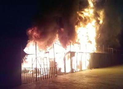 بازداشت سه شهروند خارجی به دلیل آتش زدن اردوگاه پناهندگان در یونان