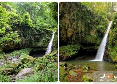 آبشار زمرد تالش؛در دل جنگل های سبز گیلان، عکس