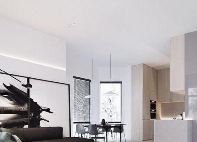 طراحی داخلی آپارتمان شیک 180 متری مناسب خانواده چهار نفره