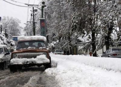عکسی جالب از بارش سنگین برف در تهران سال 65