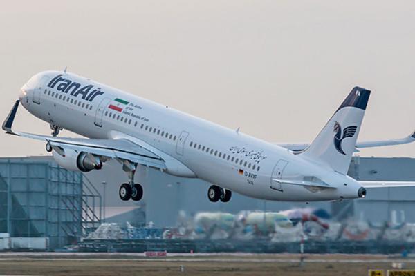 ایرباس A321 ایران ایر لحظاتی قبل از تولوز به سمت تهران حرکت کرد